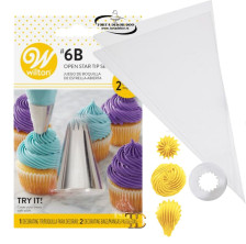 Nastavak Za Šlag Veliki - 6B + 2 Kese Za Šlag (SET Wilton)